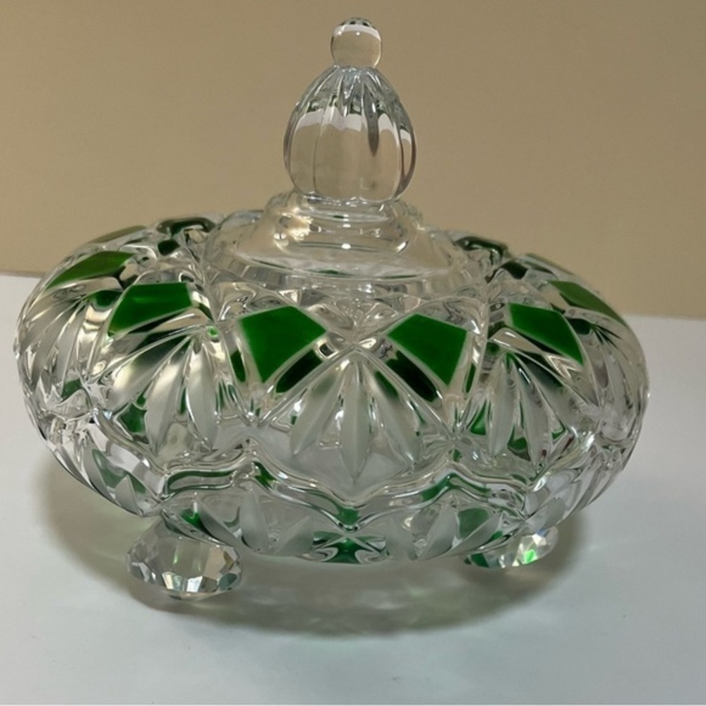 Decorative Walther Clear Glass Dish